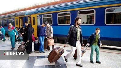 کاهش زمان سفر در قطار‌های نوروزی منطقه آذربایجان