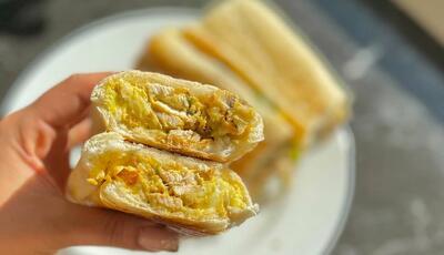 طرز تهیه ساندویچ مرغ پنیری