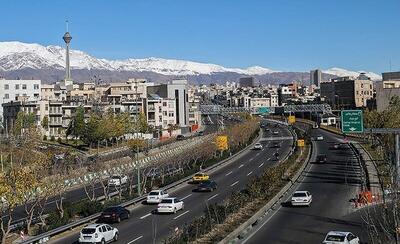 آسمان تهران آبی شد
