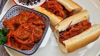 طرز تهیه بندری گوشت چرخ کرده خوشمزه و ساده
