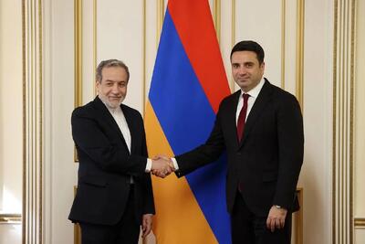 دیدار و گفتگوی وزیر امور خارجه کشورمان با رییس مجلس ملی جمهوری ارمنستان