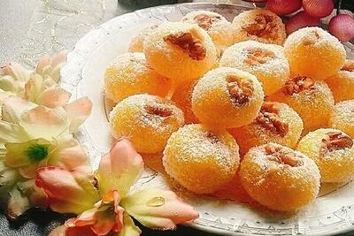 آموزش آشپزی/ طرز تهیه باسلوق زعفرانی برای شب‌نشینی‌های عید