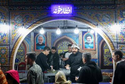 برپایی افطارخانه و ایجاد فانوس اذان گو در بلوار کشاورز