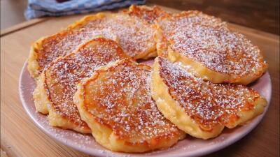 طرز تهیه پنکیک سیب به روش آمریکایی؛ یک صبحانه لذیذ