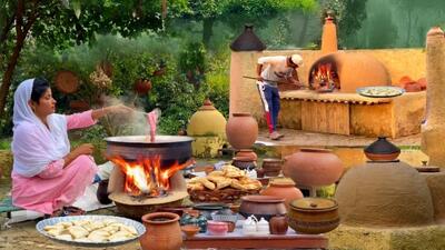 طرز تهیه چای صورتی کشمیری (فیلم)