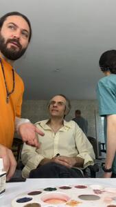 مراحل گریم سخت بابک حمیدیان در سریال تاسیان