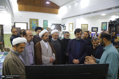 مراسم افتتاح نمایشگاه قرآن کریم استان قم در مجتمع فرهنگی یادگار امام‎