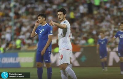 ویدیوی فرصت سوزی عجیب آزمون مقابل ازبکستان