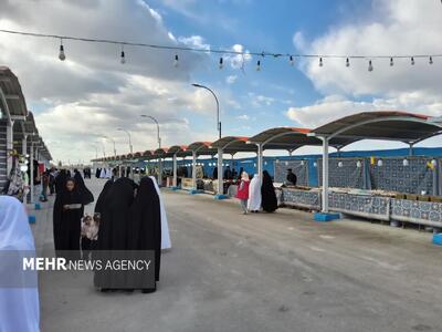 بازارچه نوروزی سوغات و صنایع‌دستی ورزنه افتتاح شد