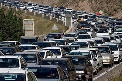 ترافیک سنگین در جاده‌های شمالی کشور