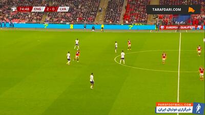 گل ابرچی ازه به لتونی (انگلیس 3-0 لتونی) - پارس فوتبال