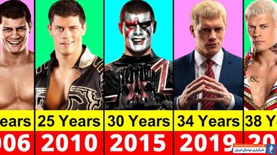 به کمک هوش مصنوعی؛ نگاهی به تغییرات کودی رودز، قهرمان WWE از سال 2010 تاکنون - پارس فوتبال
