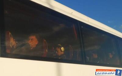 اتوبوس ازبک‌ها وارد آزادی شد - پارس فوتبال
