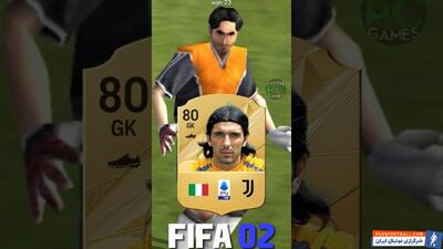 مقایسه تفاوت ظاهر و ریتینگ جانلوییجی بوفون از FIFA 01 تا EA FC 25  - پارس فوتبال