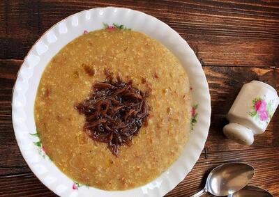 روش تهیه آش گوشت بابلی