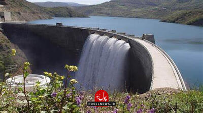 یک سد در مازندران سرریز کرد