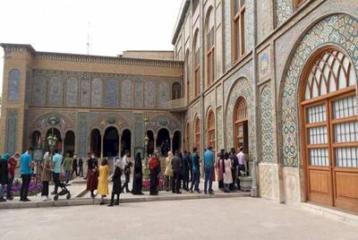 بازدیدکنندگان نوروزی از کاخ گلستان استقبال بی‌نظیری داشتند