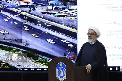 بازدید رئیس سازمان قضایی نیرو‌های مسلح از مرکز کنترل هوشمند ترافیک پلیس راهور