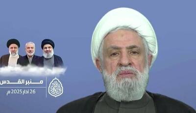 شیخ نعیم قاسم: محور مقاومت مدیون ایران اسلامی است