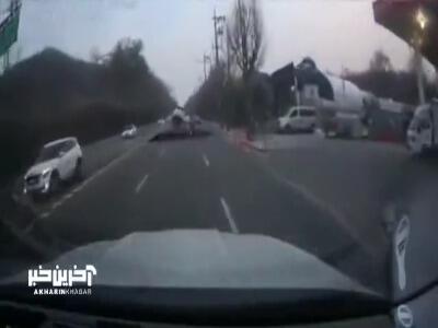 فرونشست ناگهانی زمین وسط بزرگراه مرکزی در سئول