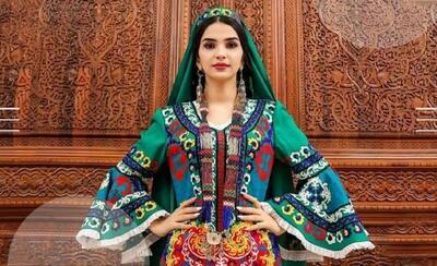 نگاهی به سبک مد و لباس اطلسی زنان تاجیکستان در نوروز (+عکس)