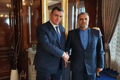 دیدار جلالی با رئیس کمیته امور بین‌الملل دومای فدراسیون روسیه