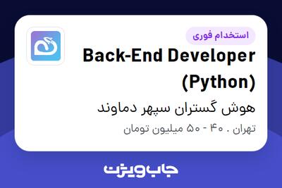 استخدام Back-End Developer (Python) در هوش گستران سپهر دماوند