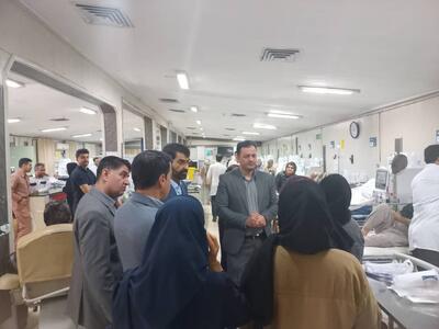 بازرسی سرزده از بیمارستان توحید سنندج؛ بررسی کمبودها و ارائه راهکارها