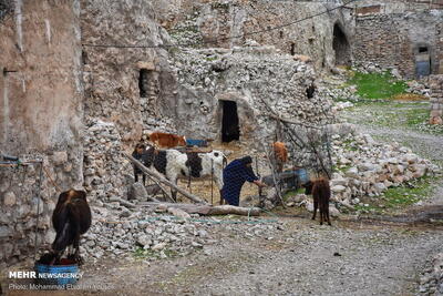 «روستای لیوس» گوهر پنهان خوزستان که با معماری سنگی