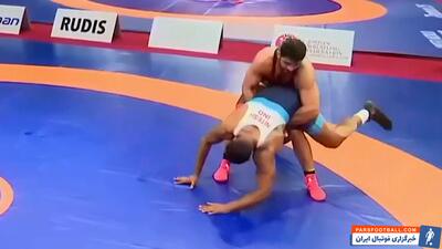 برد ساروی برابر حریف قطری در وزن 97KG - پارس فوتبال