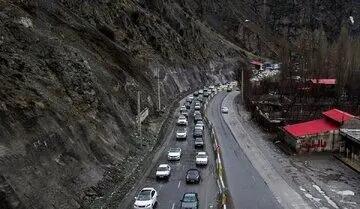 ترافیک در کندوان و هراز سنگین است