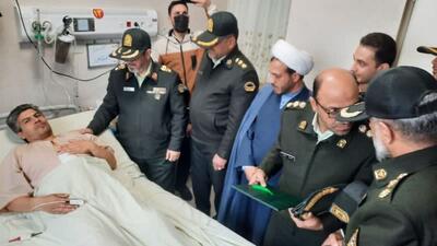 عیادت سازمان وظیفه عمومی از ستوانیکم علی فیروزی + عکس