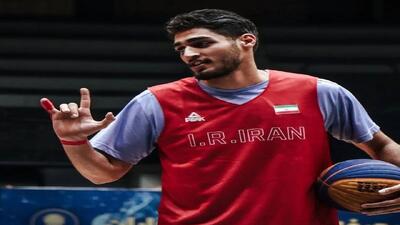 بسکتبالیست فریدونکناری در مسابقات کاپ آسیایی
