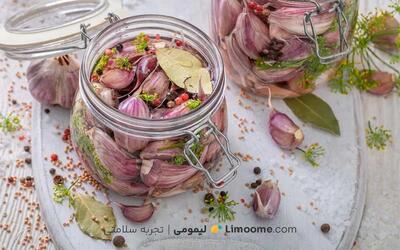 سیر ترشی اصیل گیلانی؛ اشتها آور و خوشمزه