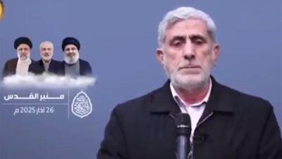 سردار قاآنی: مقاومت فلسطین قوی‌تر از دوران طوفان الاقصی است