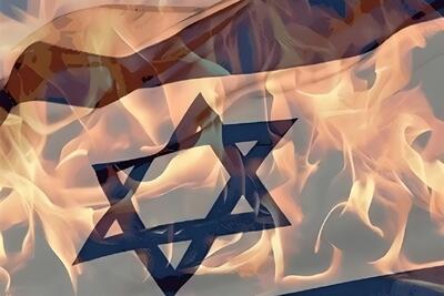 به آتش کشیده شدن پرچم اسرائیل در خلیج فارس (فیلم)
