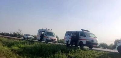 مصدومیت ۶ نفر در واژگونی ال۹۰ در خوزستان