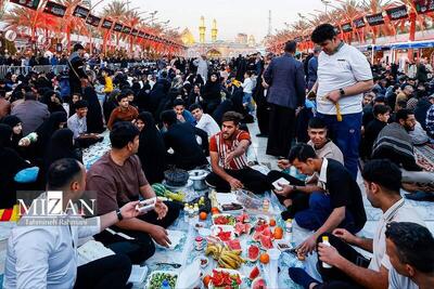 عکس/ وقت افطار در بین‌الحرمین