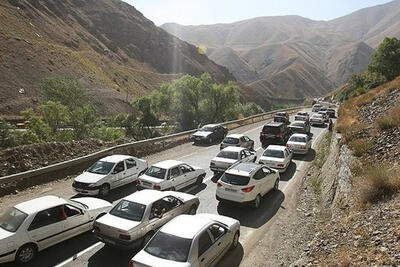 جاده کندوان دوطرفه شد