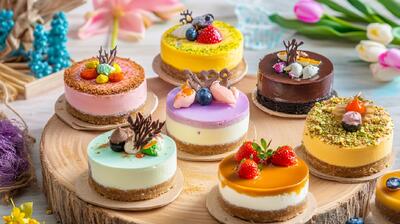 طرز تهیه 6 چیزکیک خوشمزه برای عید 1404 به همراه ویدیوی آموزشی