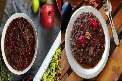 طرز تهیه فسنجون/ اینطوری درستش کن سر سفره همه با هر قاشق از غذا ازت تعریف کنن