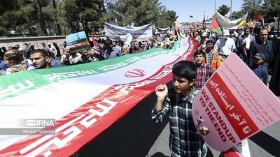 حضور پرشور در راهپیمایی روز قدس موجب تقویت محور مقاومت می‌شود
