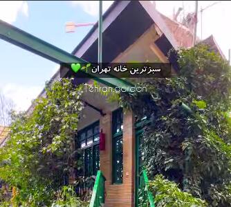 حیاط فوق العاده زیبا و سرسبز موزه پروفسور حسابی