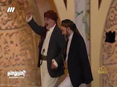 حاج احمد این بار با لباس یمنی