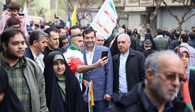 حضور پرشور ورزشکاران در حمایت از قدس