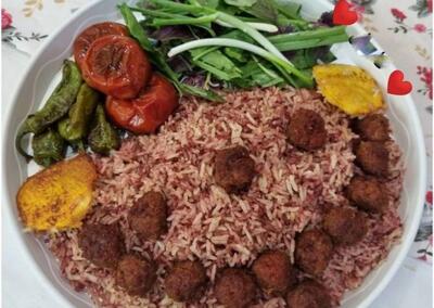 طرز تهیه سماق پلو غذای سنتی اردبیلی رقیب سرسخت کباب کوبیده!