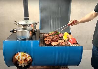 ایده ساخت باربیکیو با بشکه / چگونه یک باربیکیو حرفه ای بسازیم