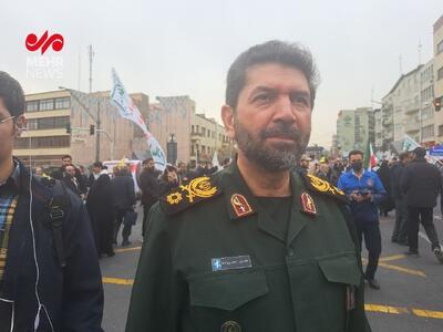 عکس/ حضور سردار حسن‌زاده در مراسم راهپیمایی روز قدس | اقتصاد24