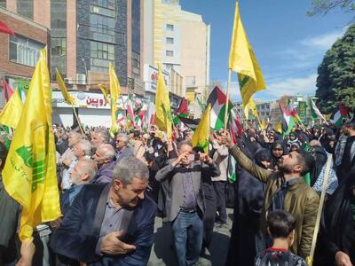 قطعنامه راهپیمایی روز قدس: سخنان خام دولت‌مردان آمریکایی را ناشی از خطای محاسباتی آنان در شناخت ملت ایران می‌دانیم/ امریکا در مواجهه با ایران، هرگز با تهدید به جایی نخواهد رسید/ هر اقدام حرکت غلط آمریکا و اسرائیل، با پاسخ قاطع و کوبنده مواجه خواهد شد