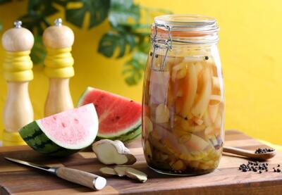 طرز تهیه ترشی پوست هندوانه - فراشپز